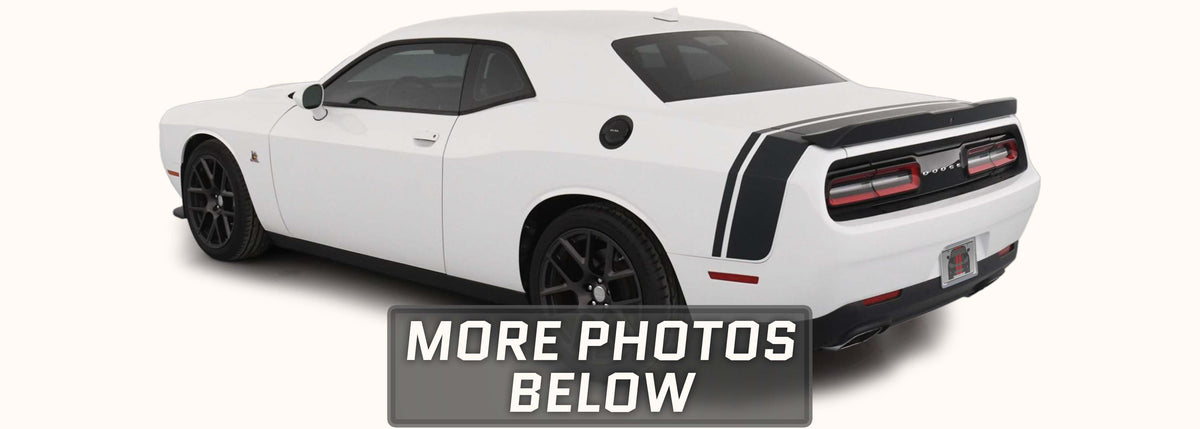 Aggressive Tail Stripe Decal For 2015-2023 Dodge Challenger – 3M Film