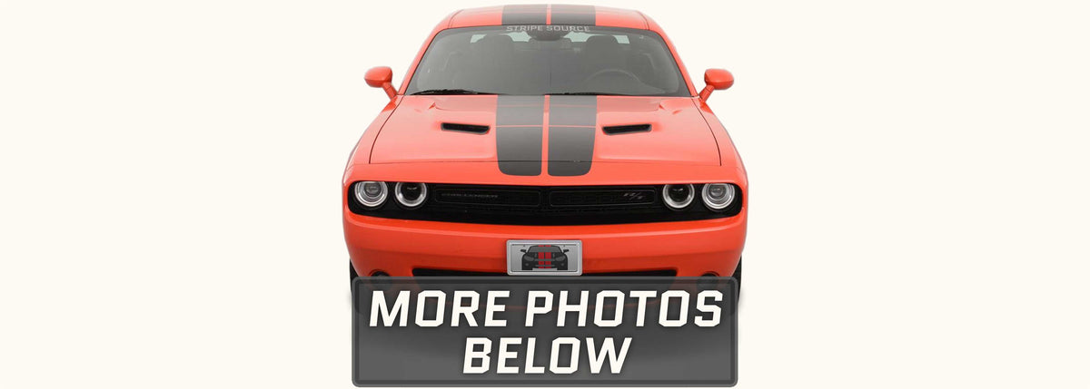 Dodge Challenger Pulse Blacktop Stripes (SXT, R/T 2015-2023
