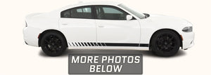 Dodge Charger Dashed Side Stripes (Rocker Panel Decal for All Models, 2015-2022) - Stripe Source