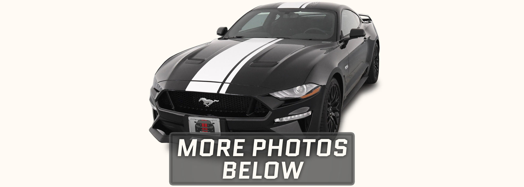 Ford Mustang Center Offset Racing Stripes (2018-2023) – Stripe Source