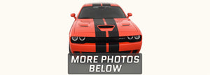 Dodge Challenger Dual Rally Racing Stripes with Optional Pinstriping (Mopar, 2015-2021) - Stripe Source
