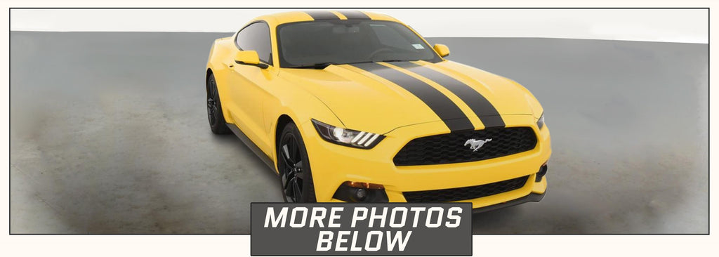 Ford Mustang Tapered Racing Stripes (Dual Stripes, 2015, 2016 2017) - Stripe Source