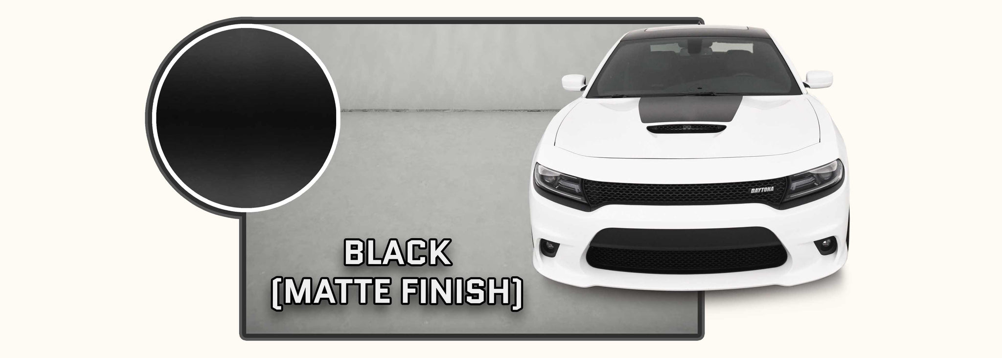 Dodge Charger Power Bulge Decal (Hood Decal for the Scat Pack, R/T HEMI, GT, SRT 2015-2021) - Stripe Source