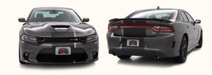 Dodge Charger Center Stripes (Thick Stripe with Optional Pinstriping for a GT, Scat Pack, SRT, R/T, Hellcat 2015-2022) - Stripe Source