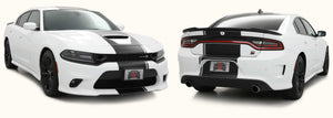 Dodge Charger Center Stripes (Thick Stripe with Optional Pinstriping for a GT, Scat Pack, SRT, R/T, Hellcat 2015-2022) - Stripe Source