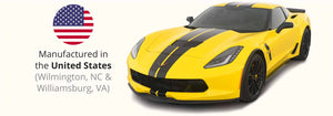 Chevrolet Corvette Racing Stripes (Twin Rally Stripes with Optional Pinstriping, 2014-2019) - Stripe Source