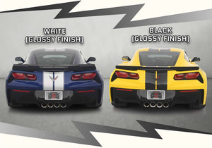 Chevrolet Corvette Racing Stripes (Twin Rally Stripes with Optional Pinstriping, 2014-2019) - Stripe Source
