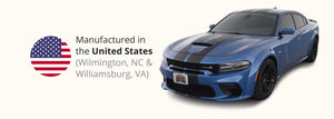 Dodge Charger Widebody Racing Stripes (Twin Rally Stripes with Optional Pinstriping for a Scat Pack or Hellcat, 2019-2022) - Stripe Source
