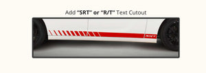 Dodge Charger Dashed Side Stripes (Rocker Panel Decal for All Models, 2015-2022) - Stripe Source