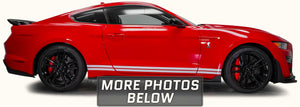 Shelby GT500 Dual Side Stripes (Rocker Panel Decal for a Ford Mustang, 2020-2022) - Stripe Source