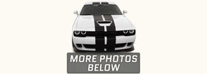 Dodge Challenger Dual Rally Racing Stripes with Optional Pinstriping (2015-2021) - Stripe Source